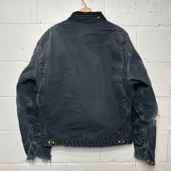 Vintage Carhartt Blanket-Lined Detroit Jacket “Black” J001 - Picture 2 of 13